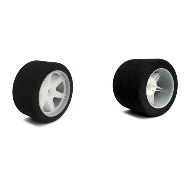 HOTRACE 1/8 LIGHT RIMS TYRES SETS FRONT: SHORE 32 REAR:SHORE 35 #F32/R35